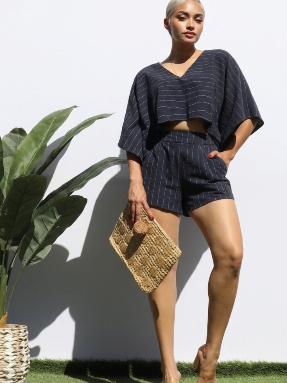 Arnica Loose Fit Top And Shorts Set